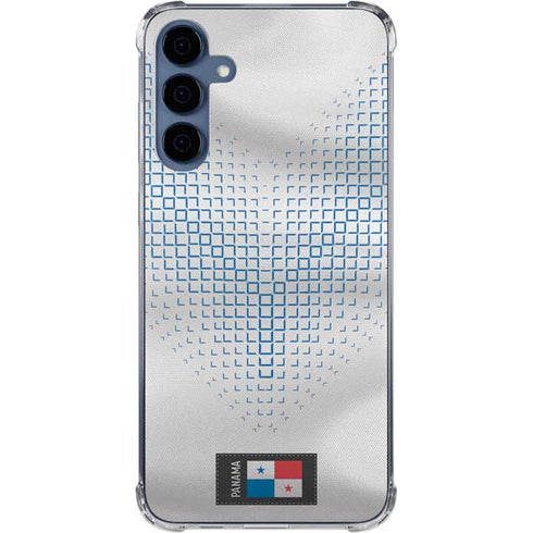 Panama Soccer Flag Galaxy A35 5G Clear Case